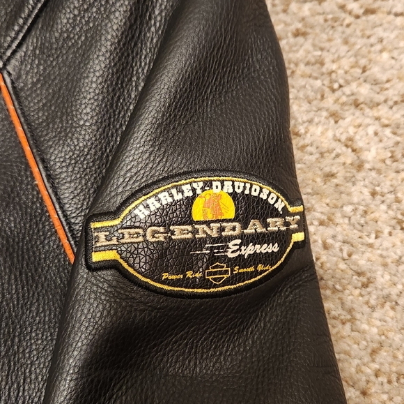 Genuine Harley Davidson 100th Anniversary Womens Leather Jacket (Small) - Picture 7 of 8